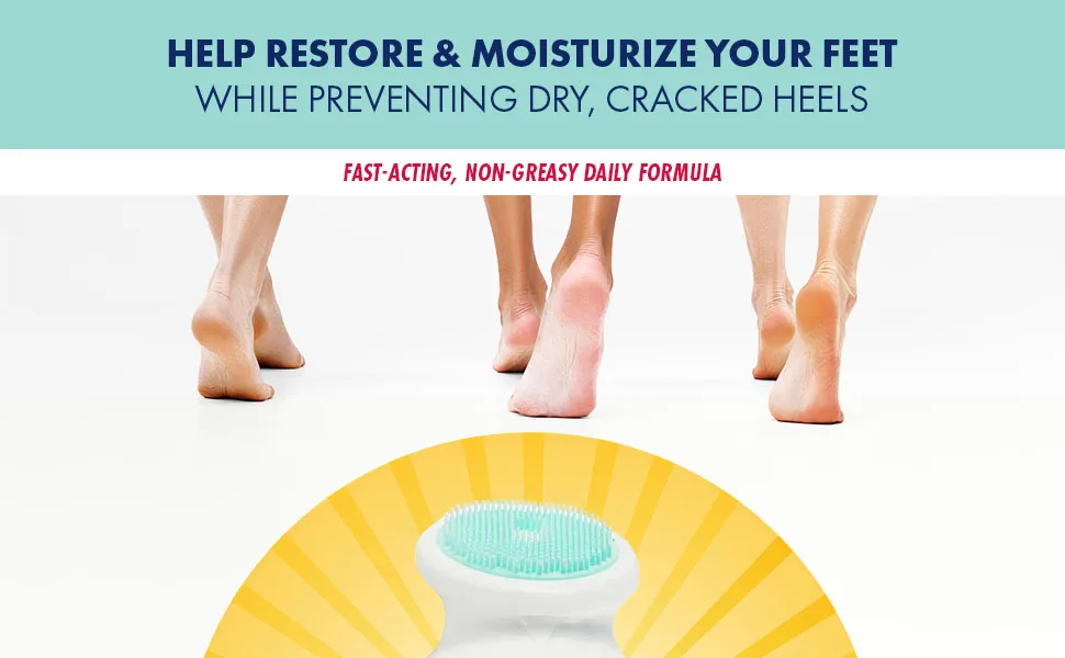 Arm & Hammer Heels & Feet Moisturizing Scrub With Gentle Exfoliator - 1 Pack - Help Restore & Moisturize Your Feet While Preventing Dry, Cracked Heels