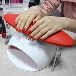 Comfortable Nail Arm Rest,Microfiber Leather Manicure Hand Pillow,Professional Nail Rest Cushion Table Desk Station for Nail Technician Salon Use (Black) - nail arm rest pillow nail arm rest stand nail desk arm rest arm rest for doing nail
