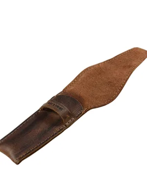 Hide & Drink, Leather Safety Razor Case, Shaving Accessories, Personal Care Essentials, Handmade Includes 101 Year Warranty (Swayze Suede) - craftsmanship Each one of Hide & Drink