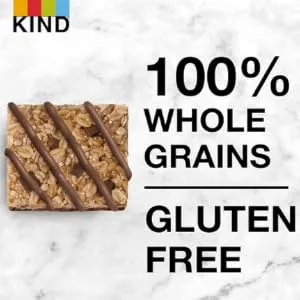 KIND Healthy Grains Bars Drizzled, Milk Chocolate Chunk, Gluten Free, 1.2 Oz, (8 Pack), 40Count Drizzled Milk Chocolate Chunk - product information 5