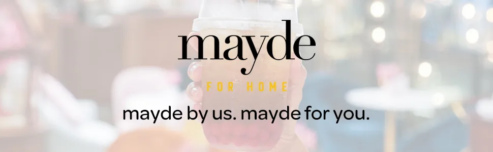 Mayde Popping Boba Pearls for Drinks, Desserts, & Breakfast Bowls (Strawberry Flavor, 7 Pounds) - Mayde bursting boba, bubble tea pearls