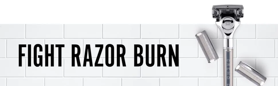 Cremo Astonishingly Superior Barber Grade Refillable System Razor Razor System - Fight Razor Burn Banner