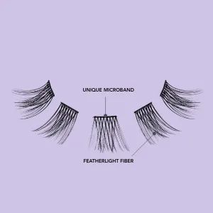 KISS Falscara False Eyelash Special Edition Starter Kit with Overnighter, Bond & Seal, Applicator, Remover, & 24 Lengthening Lash Wisps - image
