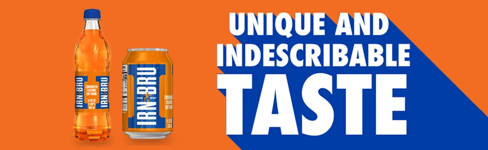 IRN-BRU From AG Barr The Original and Best Sparkling Flavored Soft Drink | A Scottish Favorite | 330 ML (Pack of 6) - IRN-BRU