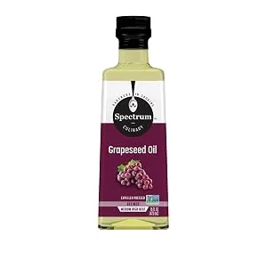 Spectrum Grapeseed Oil, Refined, 16 Oz (Pack of 12) - fish