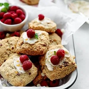 Sticky Fingers Strawberry Scone Mix 16oz - raspberry delicious scones
