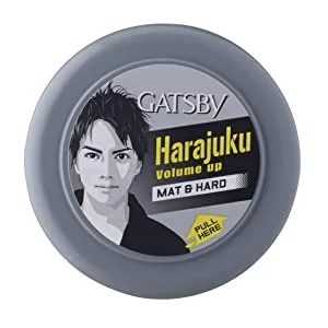 Gatsby Hair Styling Wax Matt & Hard 75g Grey - product information 3