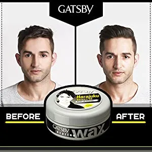 Gatsby Hair Styling Wax Matt & Hard 75g Grey - product information 6
