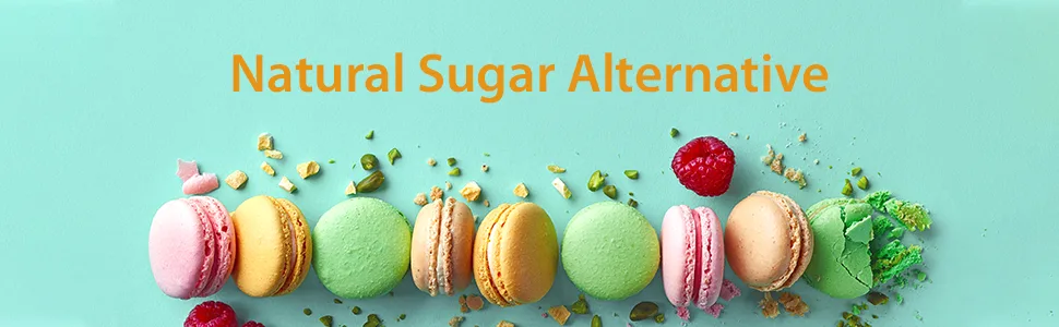 Xyloburst Xylitol Sugar-Free, Non-GMO, Gluten-Free Low Calorie Sweetener (70 4g Packets) - macaroons with raspberry