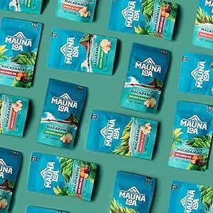 Mauna Loa Premium Hawaiian Roasted Macadamia Nuts, Dry Roasted with Sea Salt, 4.5 oz. Can (Pack of 3) - Mauna Loa, Macadamia, chocolate, premium, nuts, hawaiian host, vegan, gluten free, non-gmo, honey