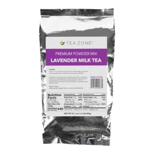 Tea Zone 1.32 lb Lavender Milk Tea Powder - P1036-1