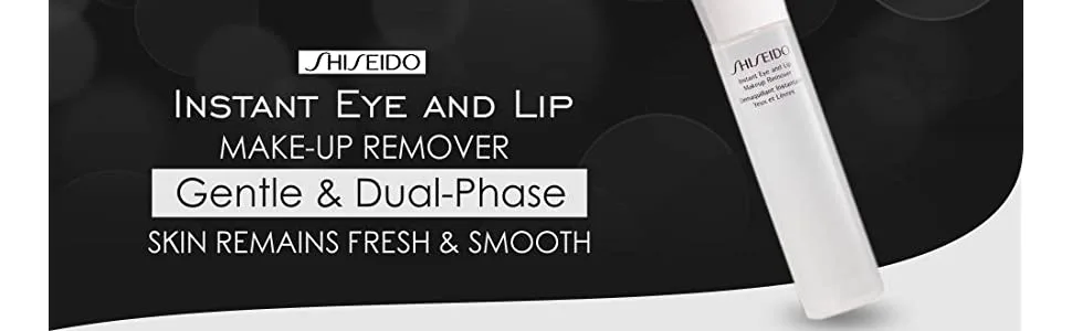 Shiseido Instant Eye & Lip Makeup Remover - 125 mL - Gentle, Dual-Phase Formula - Dissolves Waterproof & Long-Wearing Makeup - product information 1