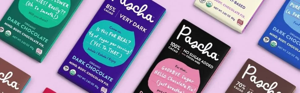 Pascha Bulk Organic Bitter Sweet Chocolate Chips 85% Cacao, UTZ, Gluten Free, Non GMO, 10 Pound Bitter Sweet, 85% Cacao - product information 2