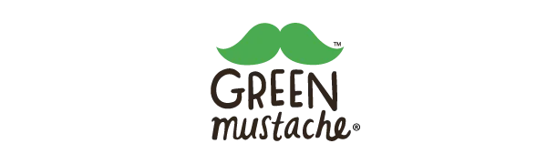 Mustache Munchies Organic Baked CHEDDARISH Crackers | Vegan, Gluten Free, Plant-Based Cheese Snack | 4 ounce, 3 count - green mustache logo