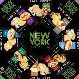 New York Style Bagel Crisps, Parmesan Garlic, 6 Ounce - product information 2