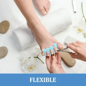 ForPro Sole Toe Separators, Cotton Candy Pink, Individual Pedicure Toe Separators, 1 W x 1 L, 144-Count - ForPro Sole Toe Separators