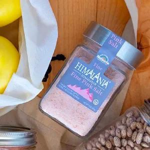 Natierra Himalania Himalayan Fine Ice Salt Shaker | Unrefined & Non-GMO | 6 Ounce - Fine Salt