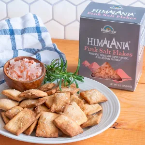Natierra Himalania Himalayan Fine Ice Salt Shaker | Unrefined & Non-GMO | 6 Ounce - Salt Flakes