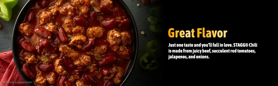 STAGG Laredo Chili With Beans, 15 Oz - Great Flavor