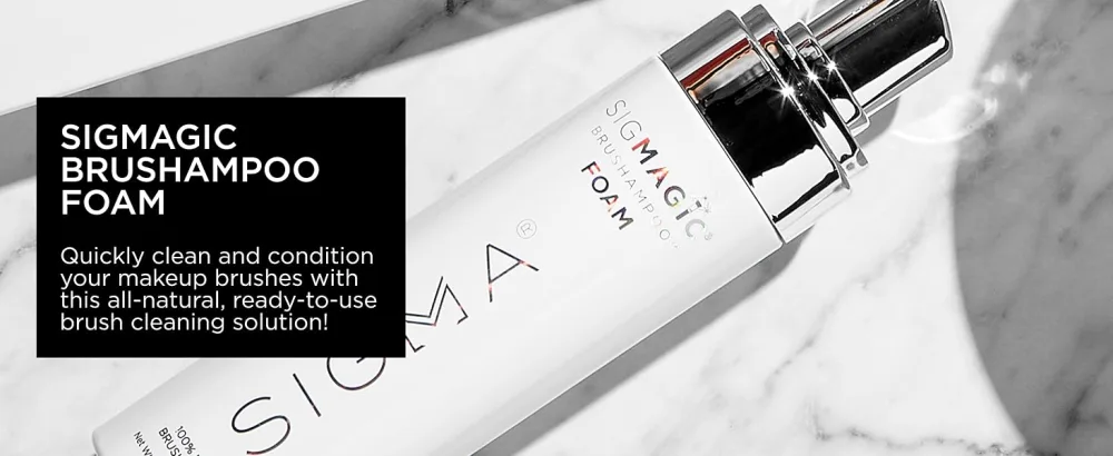 Sigma Beauty Professional Sigmagic Foam Makeup Brush Cleansing Shampoo 6.76 fl. Oz - Sigma