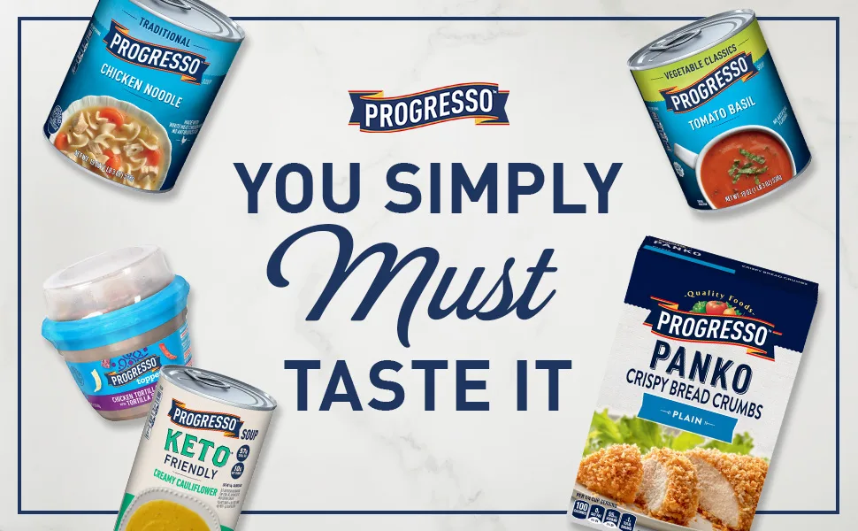Progresso Chick Peas Beans, 15 oz - Progresso You Simply Must Taste It Banner