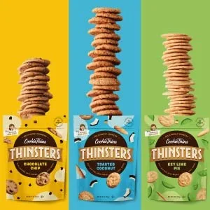 Thinsters Cookies, Key Lime Pie Cookies Thins, 4 oz Pack - Thinsters