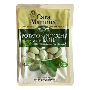 Mantova Cara Mamma Basil Potato Gnocchi Pasta, 16 Ounce (Pack of 6) - product information 2