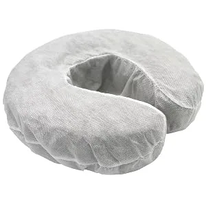 LIFESOFT Disposable Fitted Face Cradle Covers Silky Soft Headrest Covers Box of 100 - FACE CRADLE COVER
