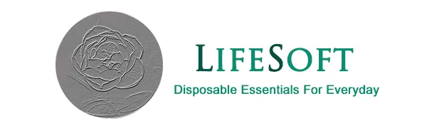 LIFESOFT Disposable Fitted Face Cradle Covers Silky Soft Headrest Covers Box of 100 - lifesoft logo