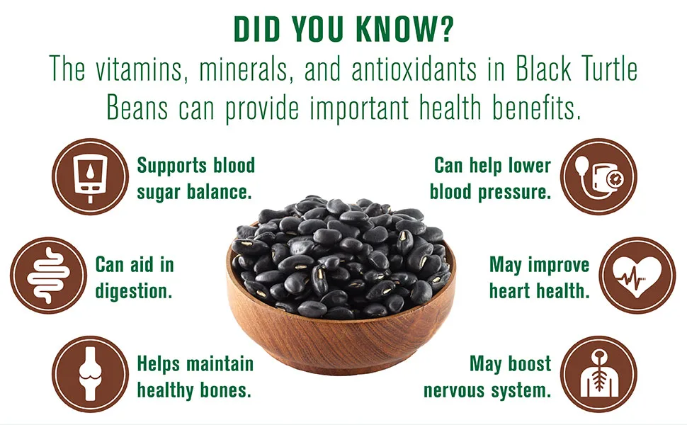 Great River Milling, Black Turtle Beans, Non-Organic, 26 Ounces (Pack of 4) - facts about black beans