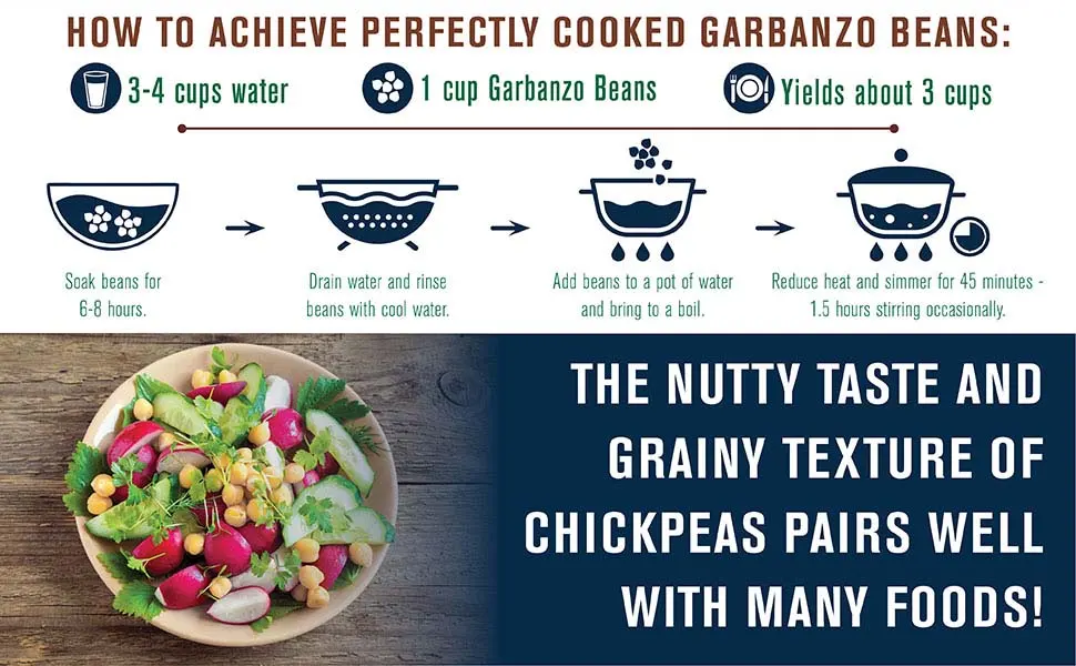 Great River Milling, Garbanzo Beans, Non-Organic, 25 Ounce (Pack of 4) - how to cook
