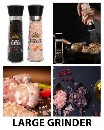 Himalayan Chef Black Pepper Grinder - 1.76 oz - Grinder