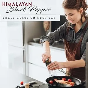Himalayan Chef Black Pepper Grinder - 1.76 oz - peppercorns, peppercorns for grinder, refill black peppercorn, black peppercorns for grinder