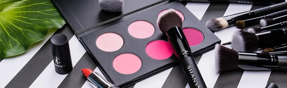 SHANY Shimmer & Matte Cool-Toned Blush Palette - Layer 5 - Refill for the 6 Layer Mini Masterpiece Collection Makeup Set COOL BLUSH - product information 1