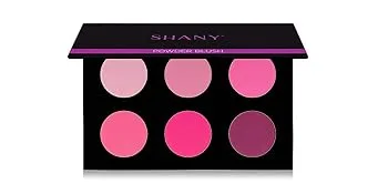 SHANY Shimmer & Matte Cool-Toned Blush Palette - Layer 5 - Refill for the 6 Layer Mini Masterpiece Collection Makeup Set COOL BLUSH - product information 3