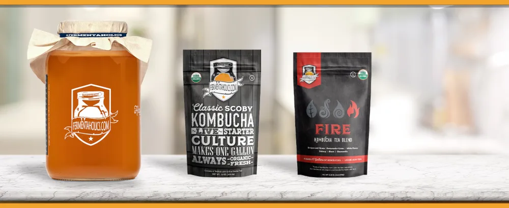 Fermentaholics - Element Kombucha Tea Blends | USDA Certified Organic Kombucha Tea Blend | Kosher Certified (Air Blend) - alcachofa well clean fine mixed puree pina colada sanmind relaxed spiked happy momma rosehip guayusa