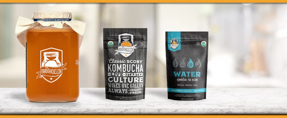 Fermentaholics - Element Kombucha Tea Blends | USDA Certified Organic Kombucha Tea Blend | Kosher Certified (Air Blend) - alive unpasteurized can ale guava elevate soy gold america pop mouth heirloom camp new kiefer girls