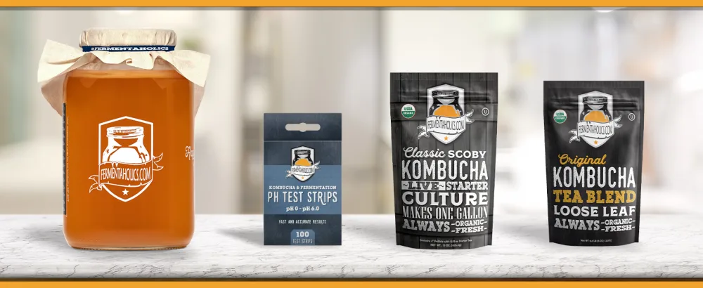 Fermentaholics - Element Kombucha Tea Blends | USDA Certified Organic Kombucha Tea Blend | Kosher Certified (Air Blend) - press warming synergy loos lights weights bitters container irish greens imported smoothie apple han