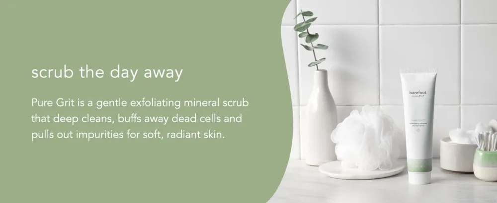 Barefoot Scientist Pure Grit Revitalizing Mineral Scrub, Foot and Body Scrub with Eucalyptus Scent No Color - Pure Grit
