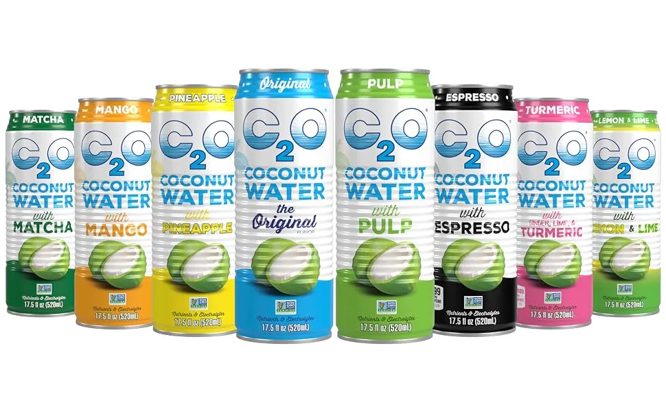 C2O Original Coconut Water, 10.5 FL OZ (8 Pack) - c2o banner
