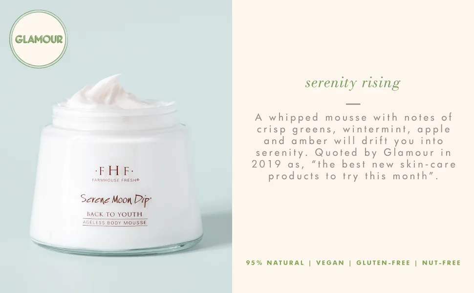 FarmHouse Fresh Serene Moon Dip Body Mousse, 8 Fl Oz - Serene Moon Dip