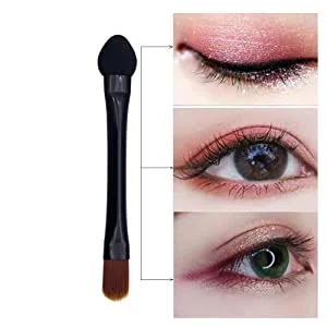 Vsaidi Eyeshadow Brushes Makeup Brushes 10pcs Eyeshadow Sponge Dual Sides Eyeshadow Applicator Travel Eyeshadow Brush Concealer Brush - Demonstration