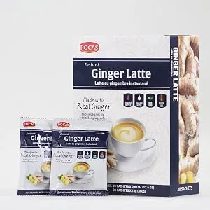 POCAS Ginger LATTE 20 Pack - latte
