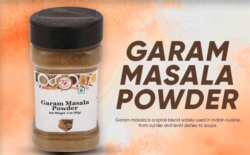 TAJ Premium Indian Garam Masala Powder, (14 Ounce) Without Jar 14 Ounce (Pack of 1) - product information 2