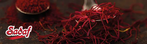 Sadaf Saffron Powder Pure for cooking | Persian saffron extract powder | Ground saffron spice | Kosher | Premium Grade A 4 g - Saffon Banner