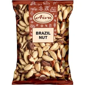 Aiva Raw Brazil Nuts | Unsalted | Natural | FRESH (2 LBS) - Brazil Buts Front