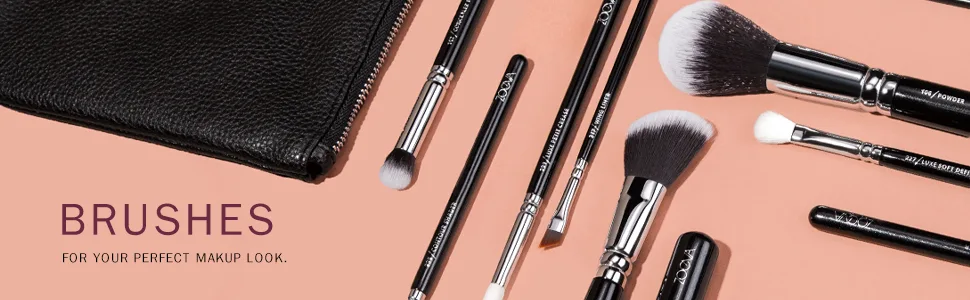 ZOEVA 127 Natural Synthetic Luxe Sheer Cheek Makeup Brush - Contour Brush, Natural, Powder Brush - ZOEVA