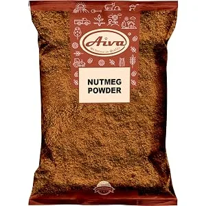 AIVA Nutmeg (Jaiphul) Ground Powder Natural Spice | Vegan | NON-GMO | Indian Origin - (400gm (14 Ounce)) 400gm ( 14 Ounce ) - Front_Image Conventional Nutmeg Ground (Powder)
