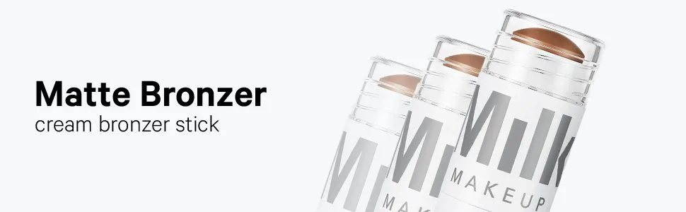 MILK Makeup Matte Bronzer Stick - Buildable Color, Matte Finish - 0.19 Oz (BAKED - Bronze) - Matte Bronzer