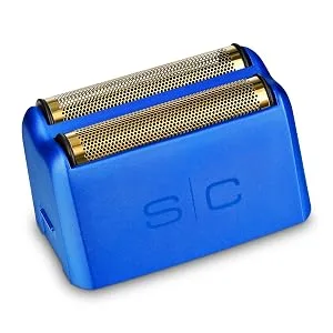 StyleCraft Prodigy Professional Cordless Hypoallergenic Gold Foil Shaver with Cap Matte Metallic Blue - Stylecraft Prodigy replacement gold foil shaver head